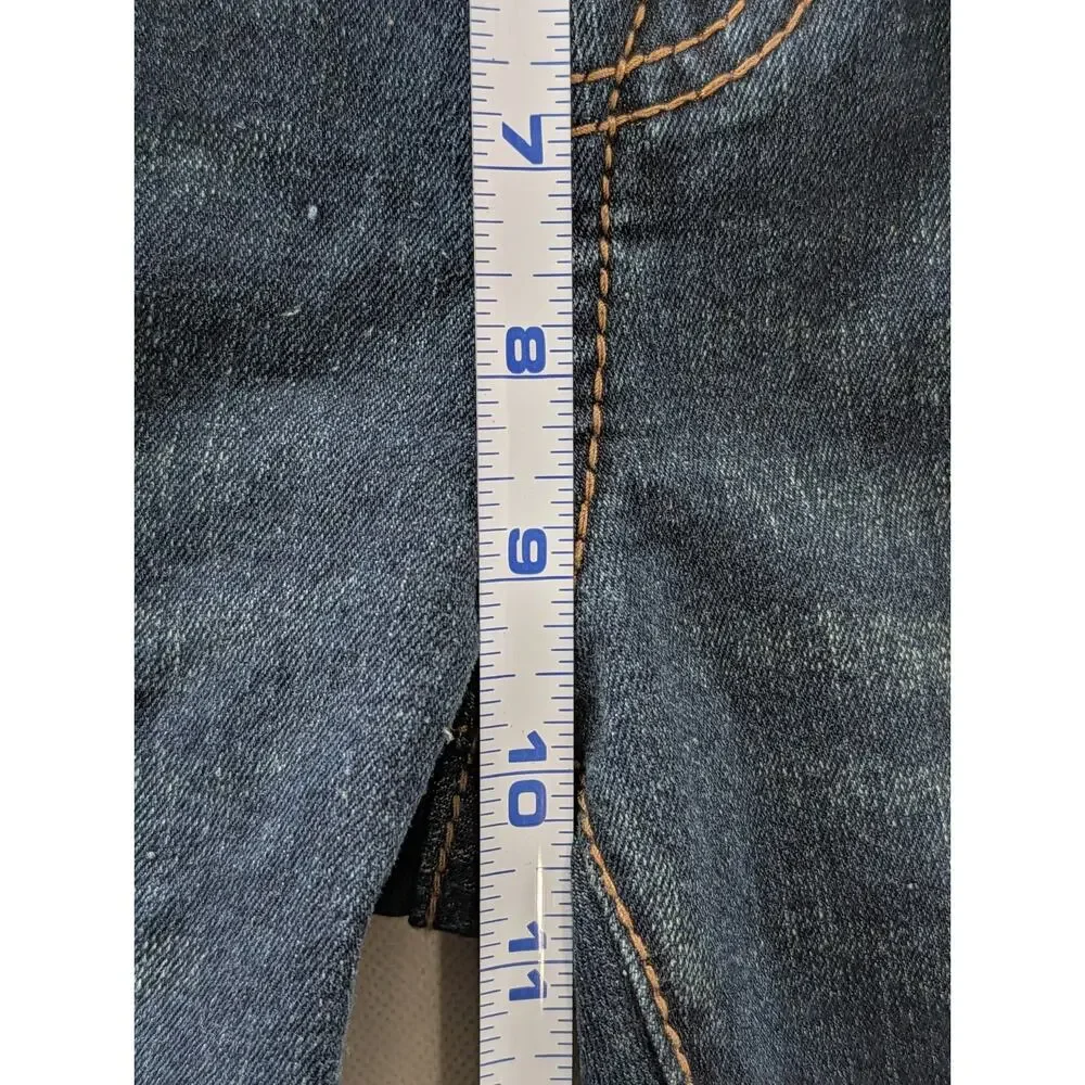 True Religion Ricky Relaxed Straight Denim Shorts Dark Wash Mens 30 NWT Skater